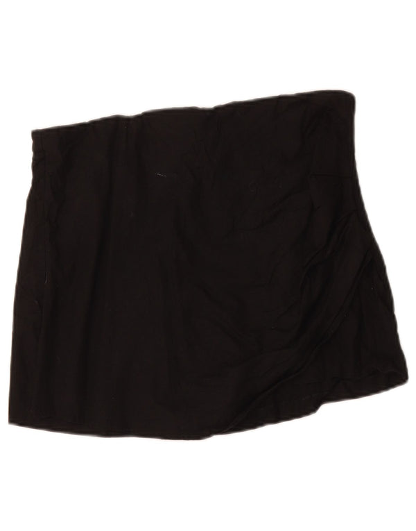 Zara Shorts feminino casual grande W30 preto