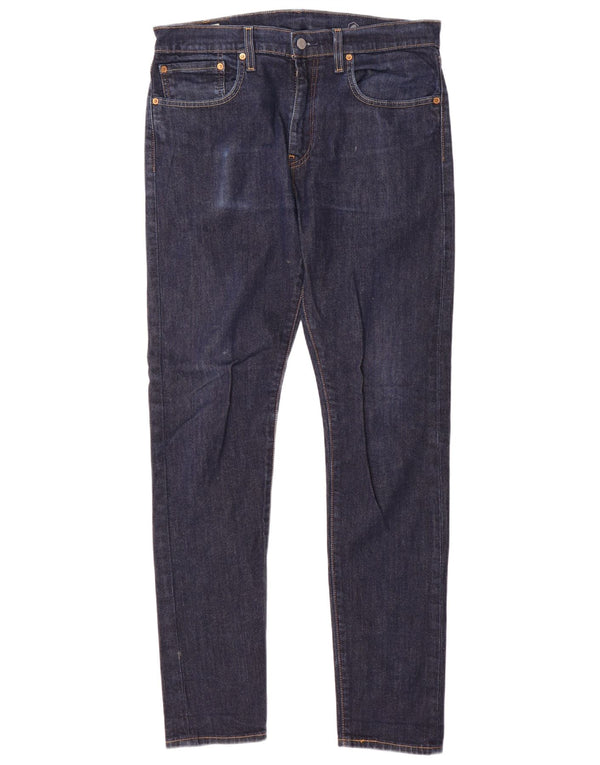 Jeans masculino Levi's 512 Slim Tapered W34 L34 azul marinho algodão