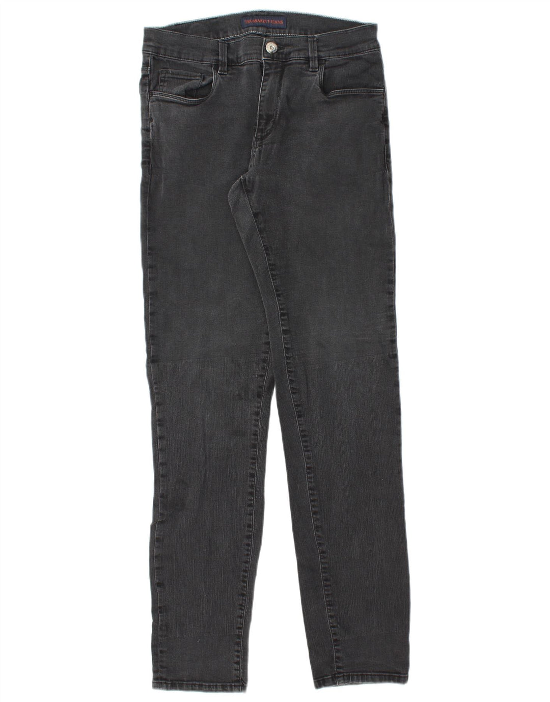 TRUSSARDI Masculino Slim Jeans W32 L33 Cinza Poliéster