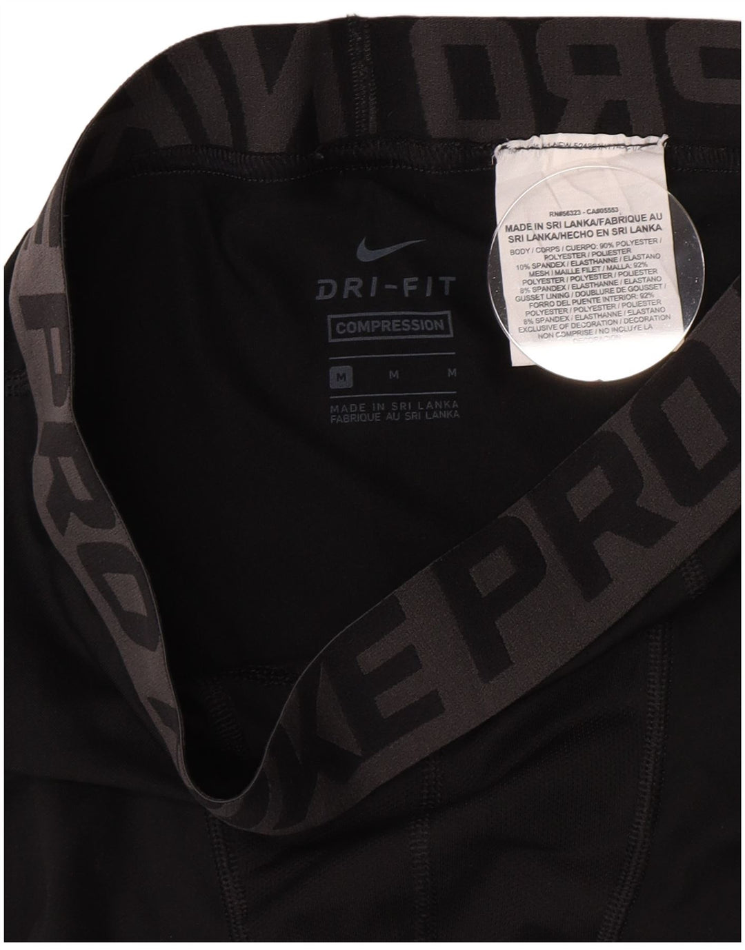Leggings Nike Boys Compression Graphic 10-11 Anos Médio Preto Poliéster