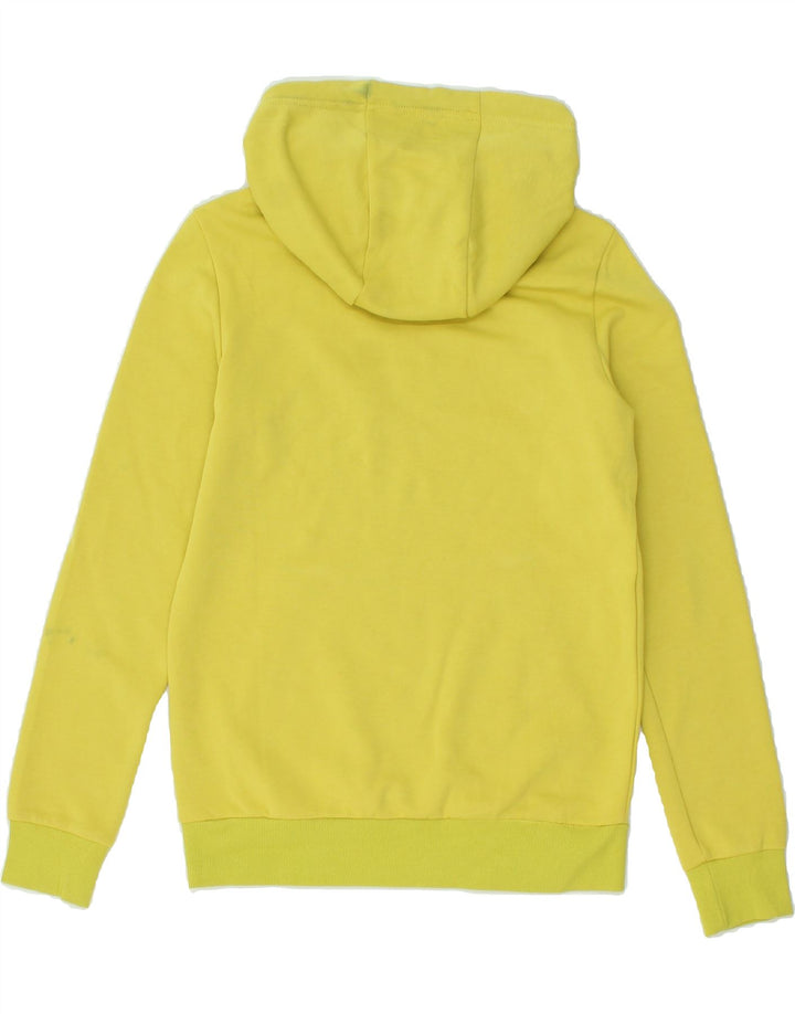 FILA Mens Graphic Hoodie Jumper Small Yellow Cotton Vintage Fila and Second-Hand Fila from Messina Hembry 