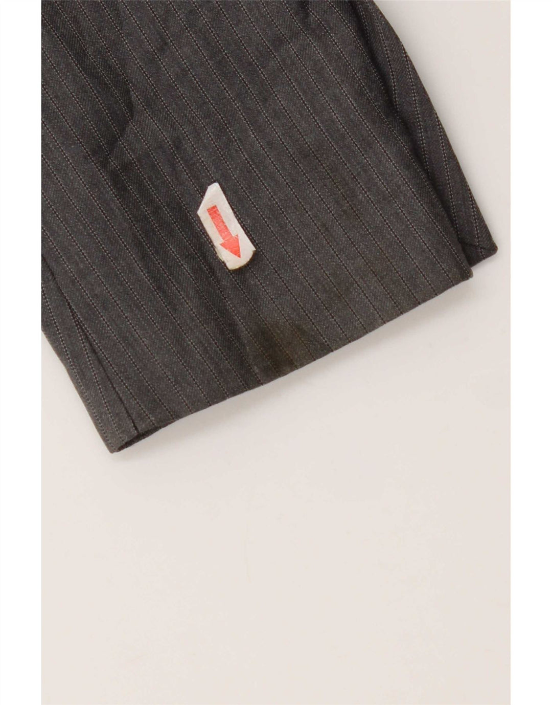 Jaqueta blazer masculina Zara com 3 botões EU 50 lã listrada cinza médio