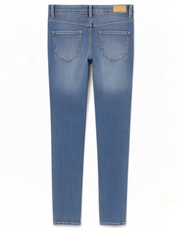 Calça Jeans Marks & Spencer Feminina The Ivy Crop Skinny UK 12 Médio W30 L25 Azul