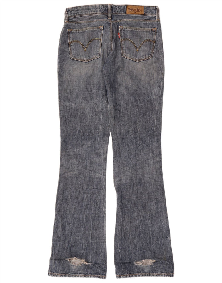 Calça jeans feminina Levi's 572 Bootcut W28 L34 azul algodão