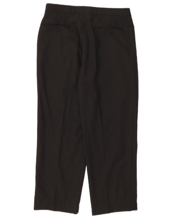 Calça masculina Marks & Spencer St. Michael Pegged Suit W32 L26 preta
