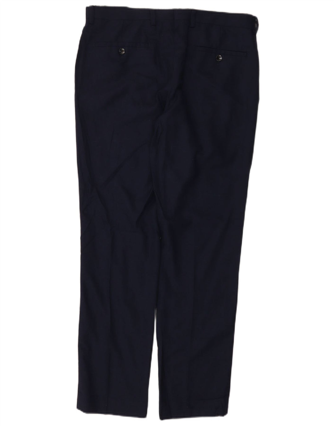 Calça masculina Dkny Regular Fit W32 L30 Lã Azul Marinho