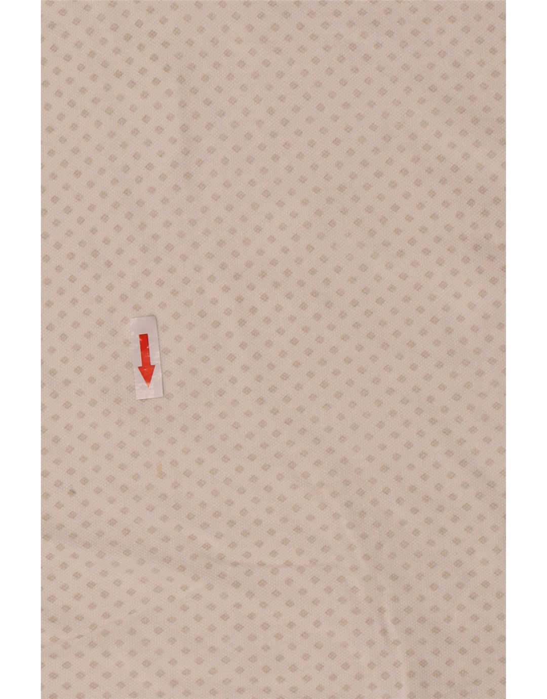 Camisa polo feminina Refrigue UK 10 pequena branca Argyle/algodão diamante