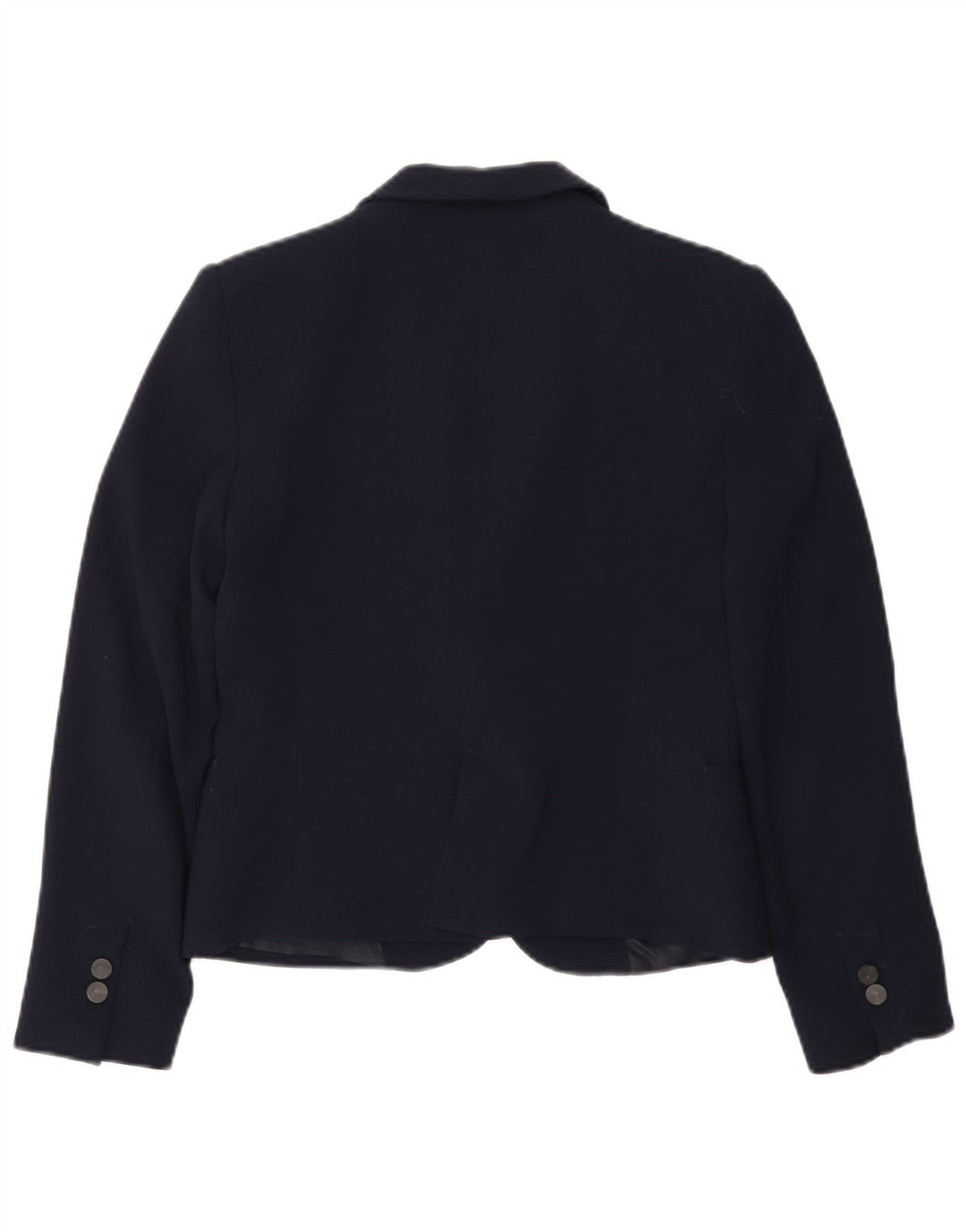 Jaqueta blazer feminina Zara com 1 botão Reino Unido 12 médio azul marinho