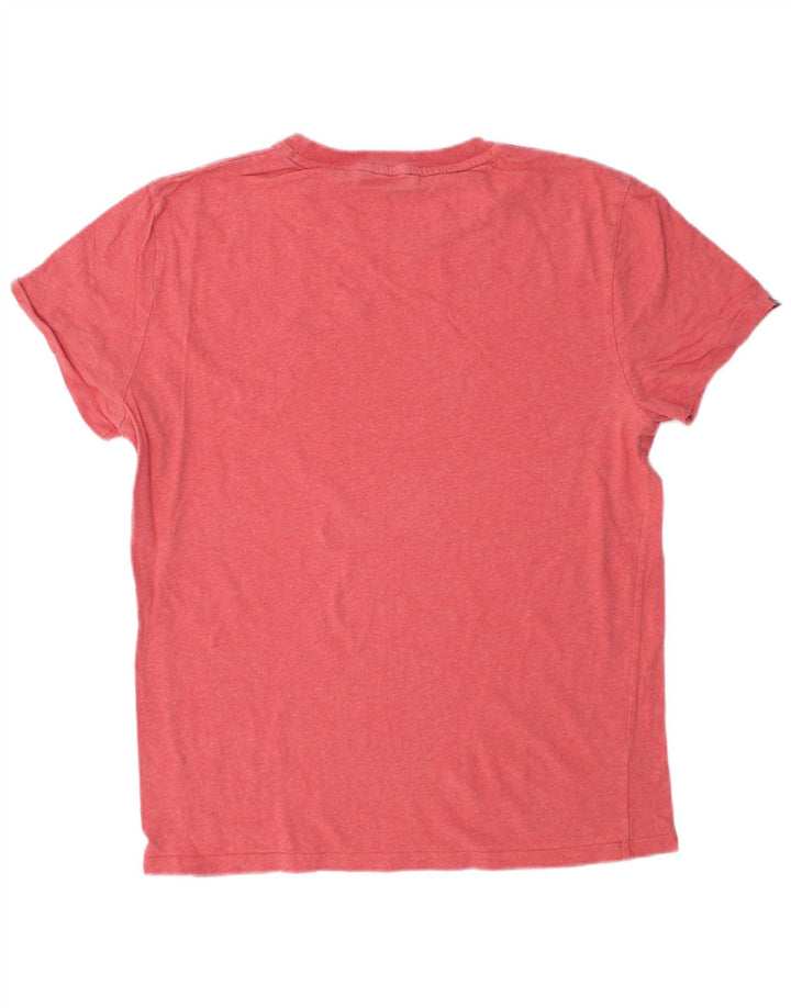 Camiseta masculina SUPERDRY rosa médio