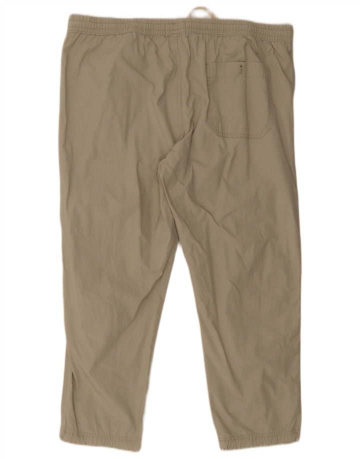 Calça casual masculina Marks & Spencer W42 L29 algodão bege