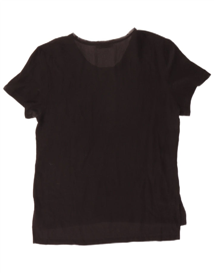 Calvin Klein Jeans Blusa Feminina Top UK 14 Médio Preto