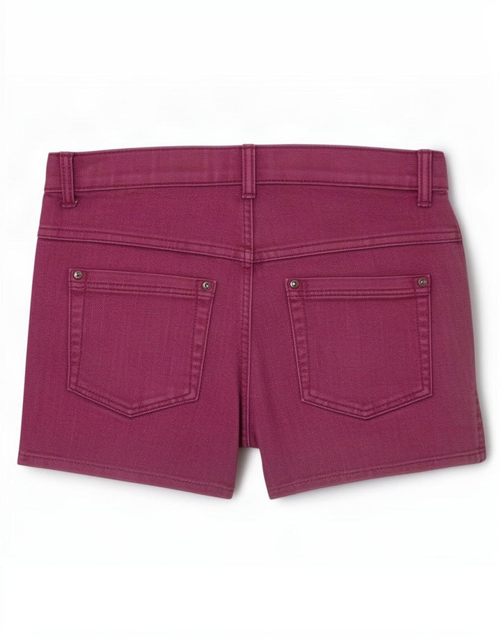 Shorts jeans feminino Benetton médio W28 roxo