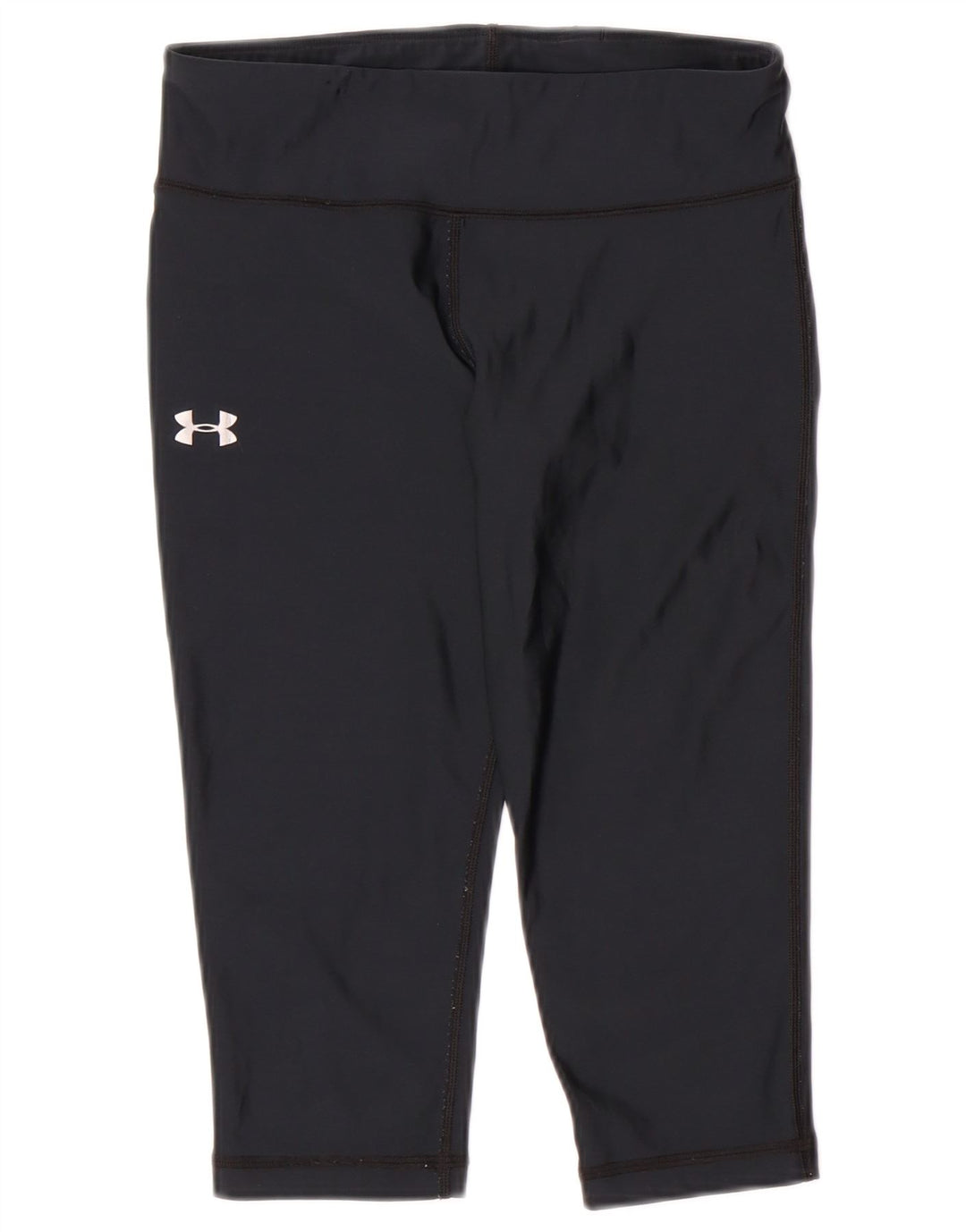 UNDER ARMOUR Calça legging feminina Heat Gear Capri Reino Unido 8 pequena azul marinho