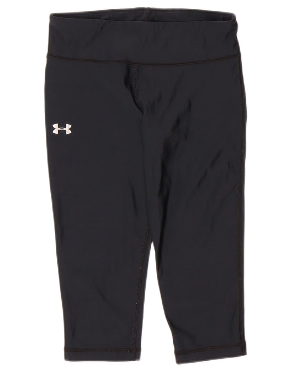 UNDER ARMOUR Calça legging feminina Heat Gear Capri Reino Unido 8 pequena azul marinho