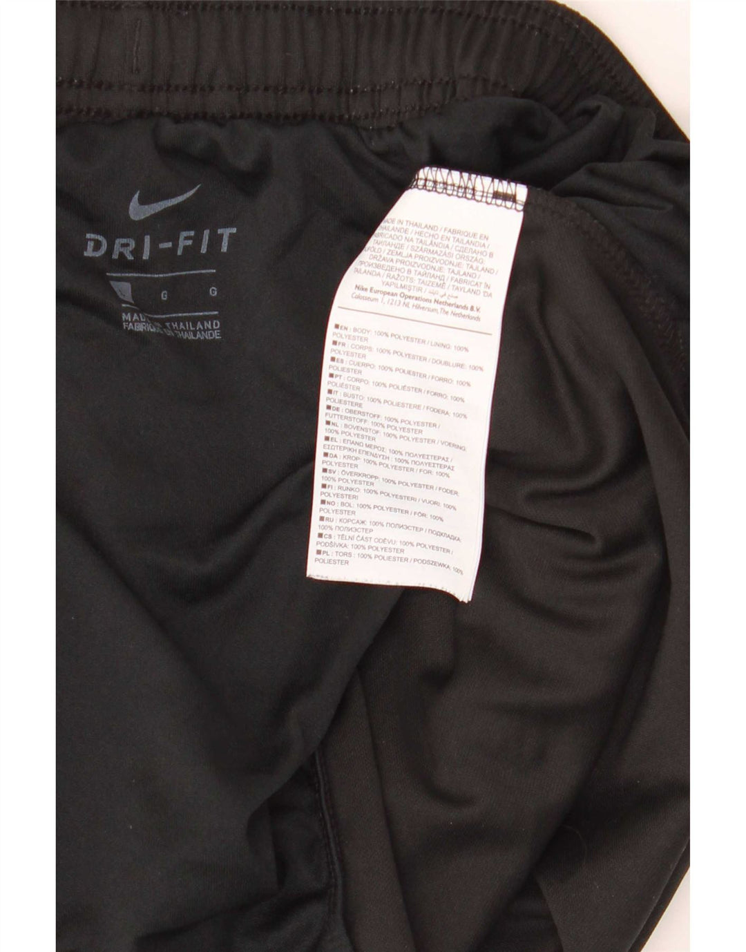 Nike Mens Dri Fit Sport Shorts Grande Poliéster Preto