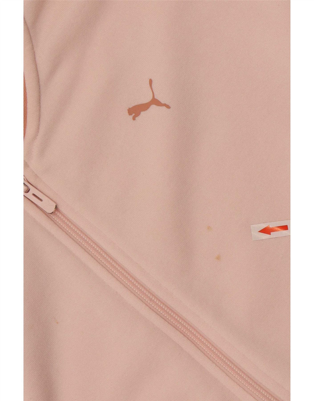 Puma Womens Graphic Tracksuit Top Jacket UK 12 Medium Pink Colourblock
