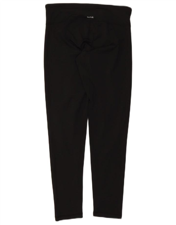 Adidas Womens Climalite Leggings UK 12/14 Médio Preto Poliéster