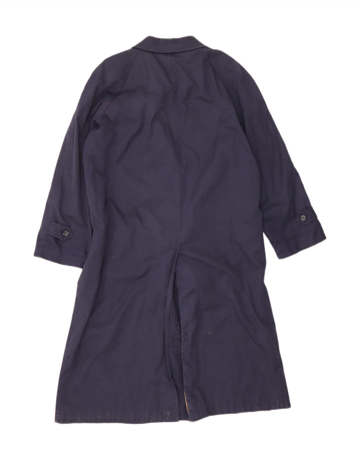 Sobretudo masculino vintage IT 52 XL poliéster azul marinho
