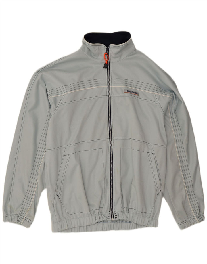 Asics Mens Tracksuit Top Jacket XL Azul Poliéster