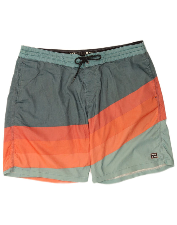 Billabong Mens Swimming Shorts Large Multicoloured Colourblock