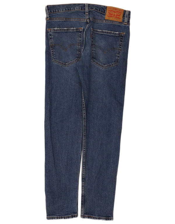 Levi's Masculino 512 Slim Tapered Jeans W30 L30 Azul Algodão