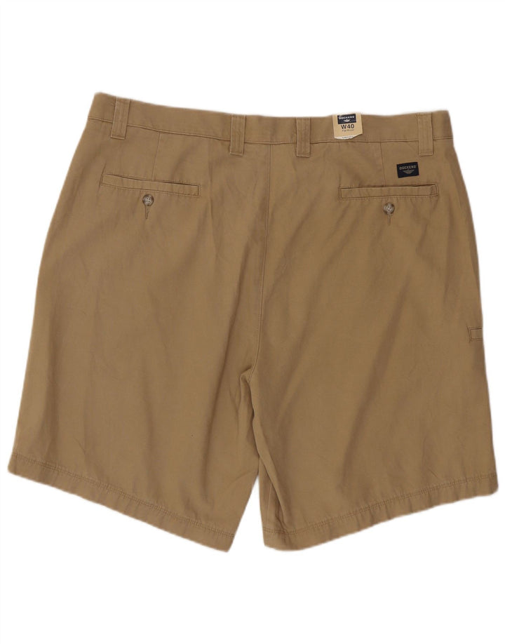 Shorts cargo masculino DOCKERS com ajuste relaxado W40 XL algodão bege