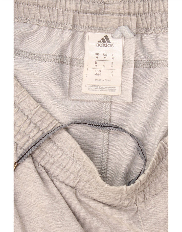 ADIDAS Mens Climalite Sport Shorts Médio Cinza Flecked Algodão