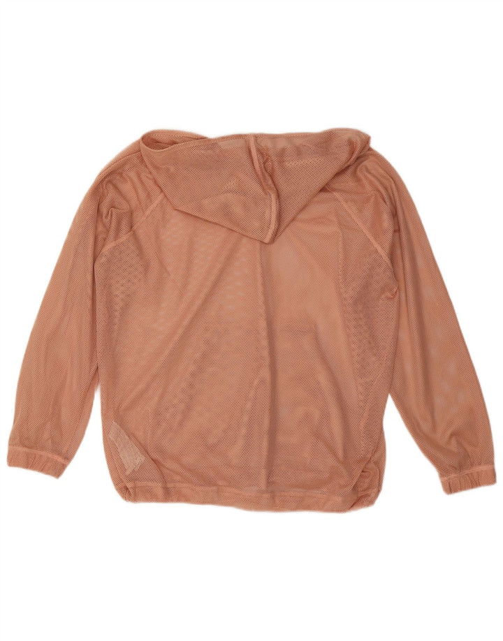 Jaqueta feminina Zara com capuz grande e capuz, jaqueta grande, Reino Unido, 10, pequena, rosa