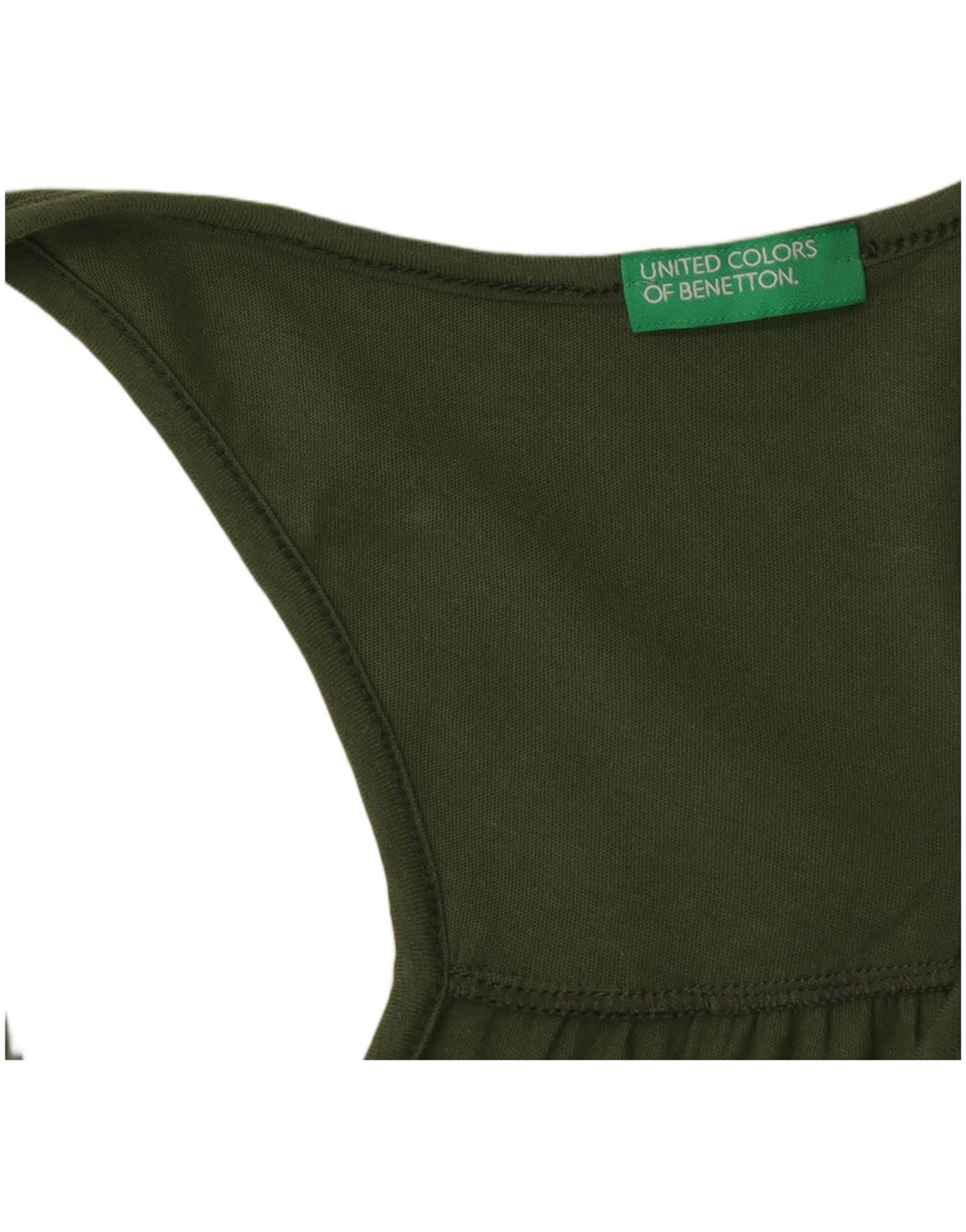 Colete feminino Benetton UK 6 XS verde