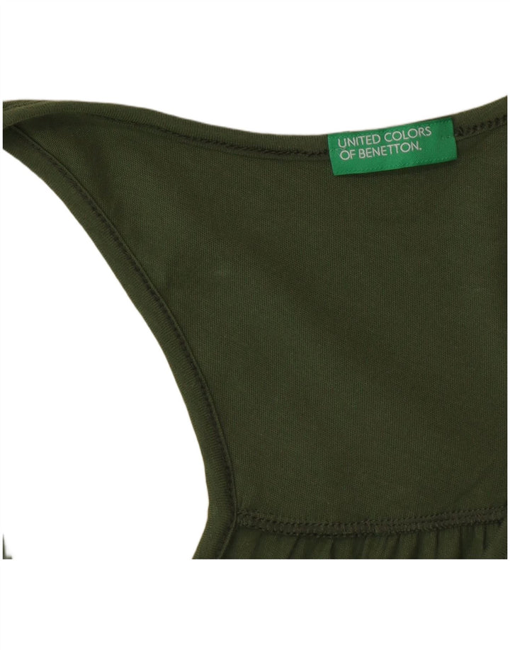 Colete feminino Benetton UK 6 XS verde