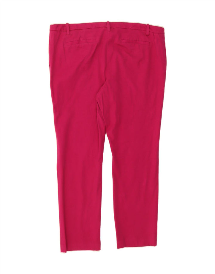 MOSSIMO Womens Slim Chino Trousers US 14 XL W38 L27 Pink Cotton Vintage Mossimo and Second-Hand Mossimo from Messina Hembry 