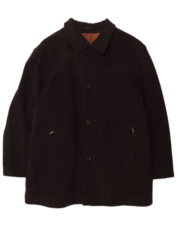 Sobretudo masculino DOUGLAS UK 46 3XL lã cinza