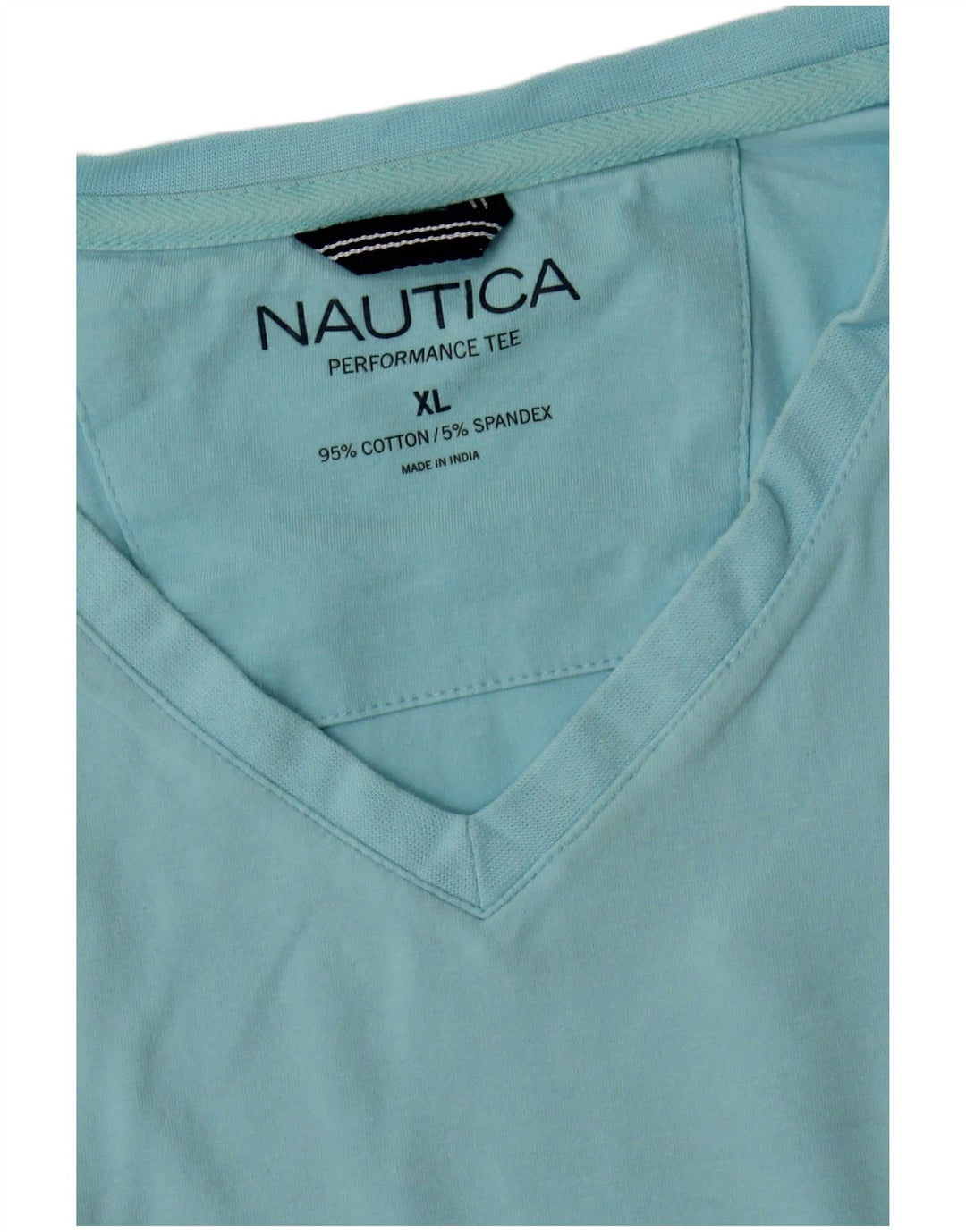 Camiseta masculina NAUTICA Top XL algodão azul