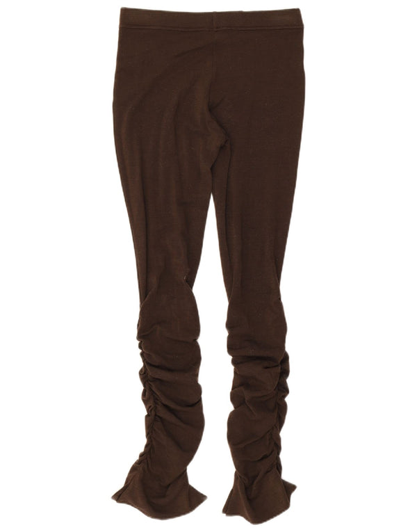Leggings femininas Roccobarocco UK 8 pequenas marrom
