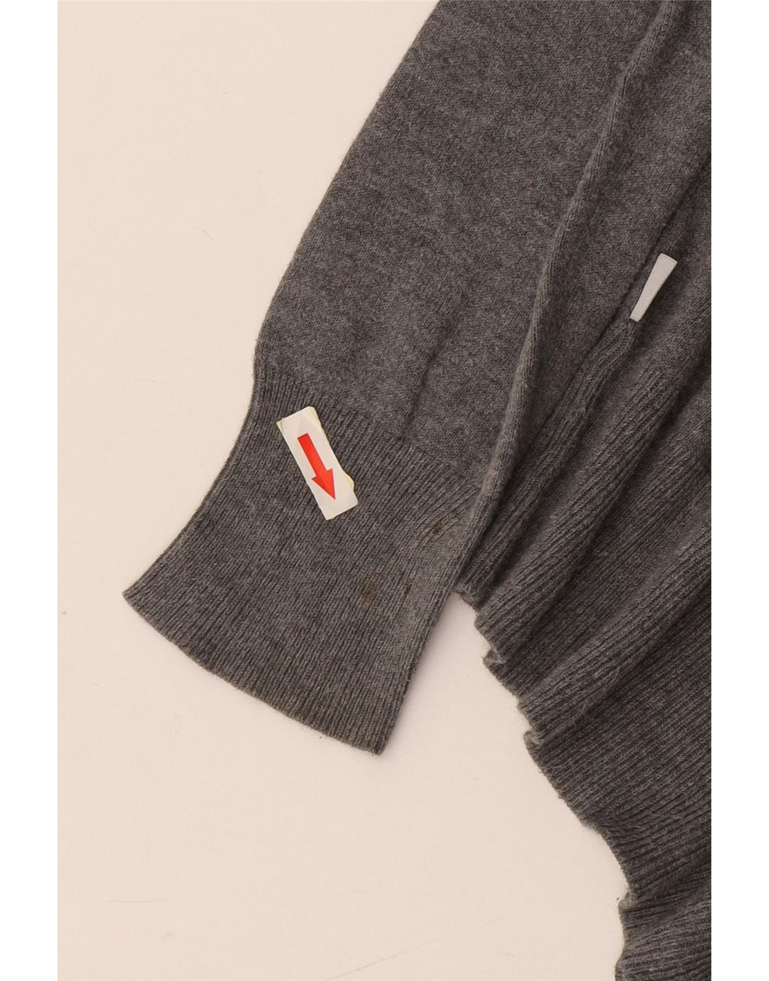 Suéter masculino Fila com gola canoa pequeno algodão cinza