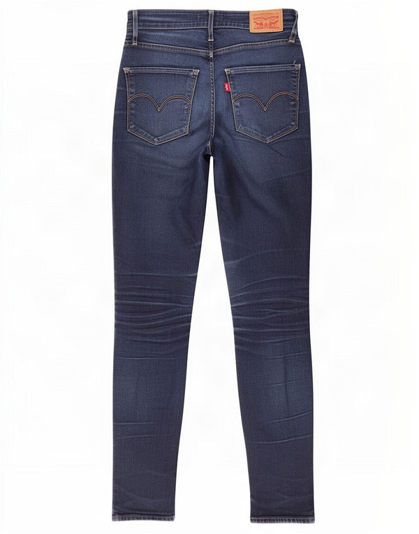 Calça jeans feminina Levi's 721 High Rise Skinny W26 L28 azul marinho algodão