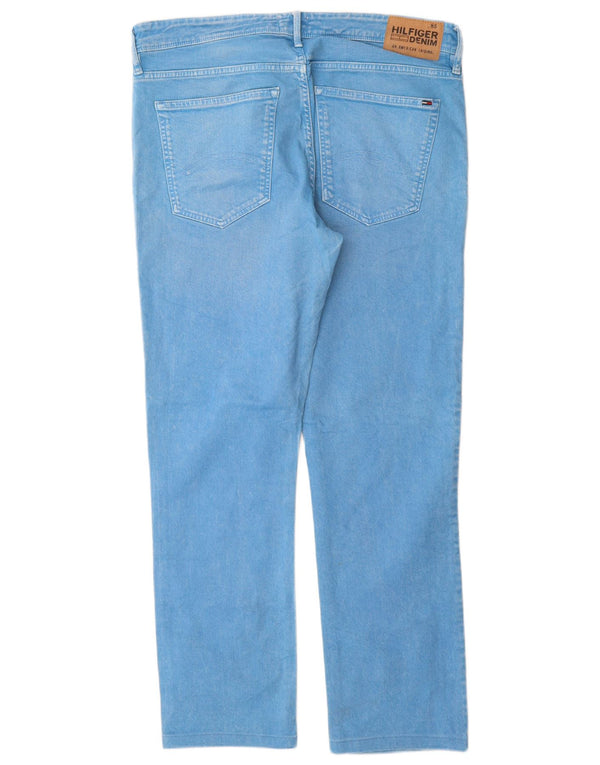 Tommy Hilfiger Mens Straight Jeans W36 L30 Blue Cotton