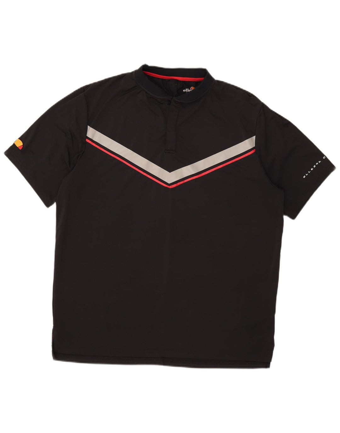 Camisa polo masculina Ellesse 2XL poliéster colorblock preto