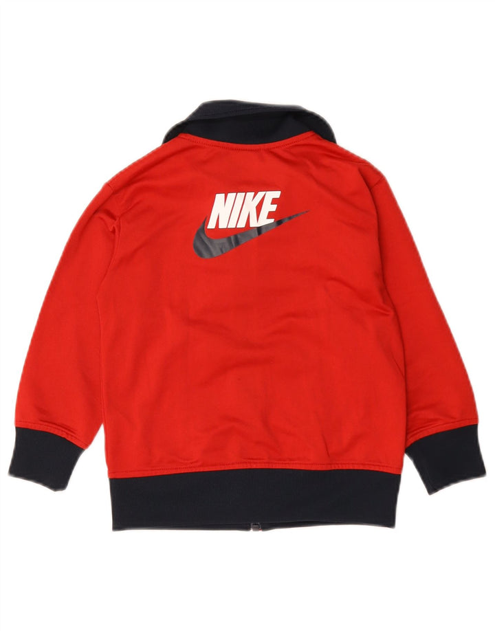 Jaqueta Nike Boys Graphic Tracksuit Top 4-5 anos Pequeno Colorblock Vermelho