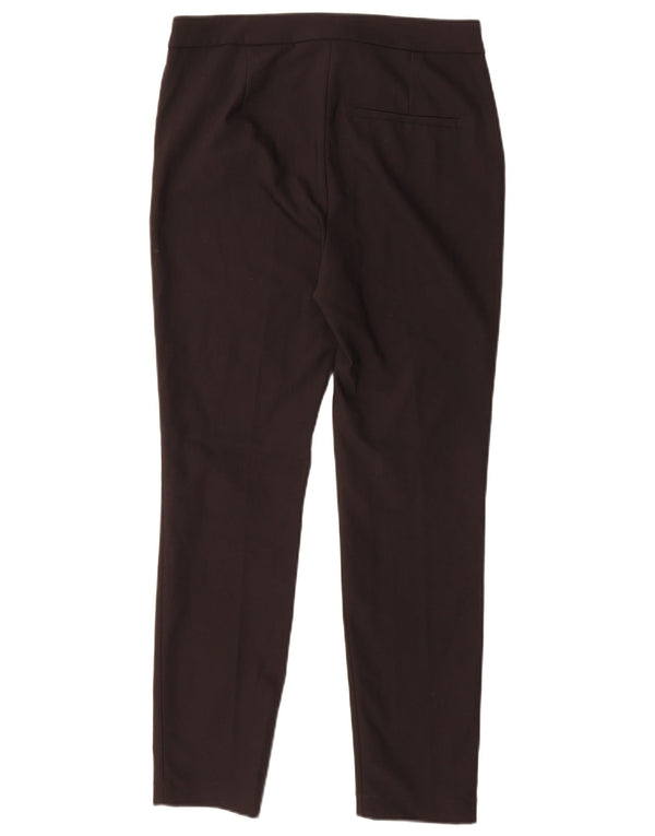 Zara Calça Chino Feminina Skinny EU 40 Médio W30 L27 Algodão Preto