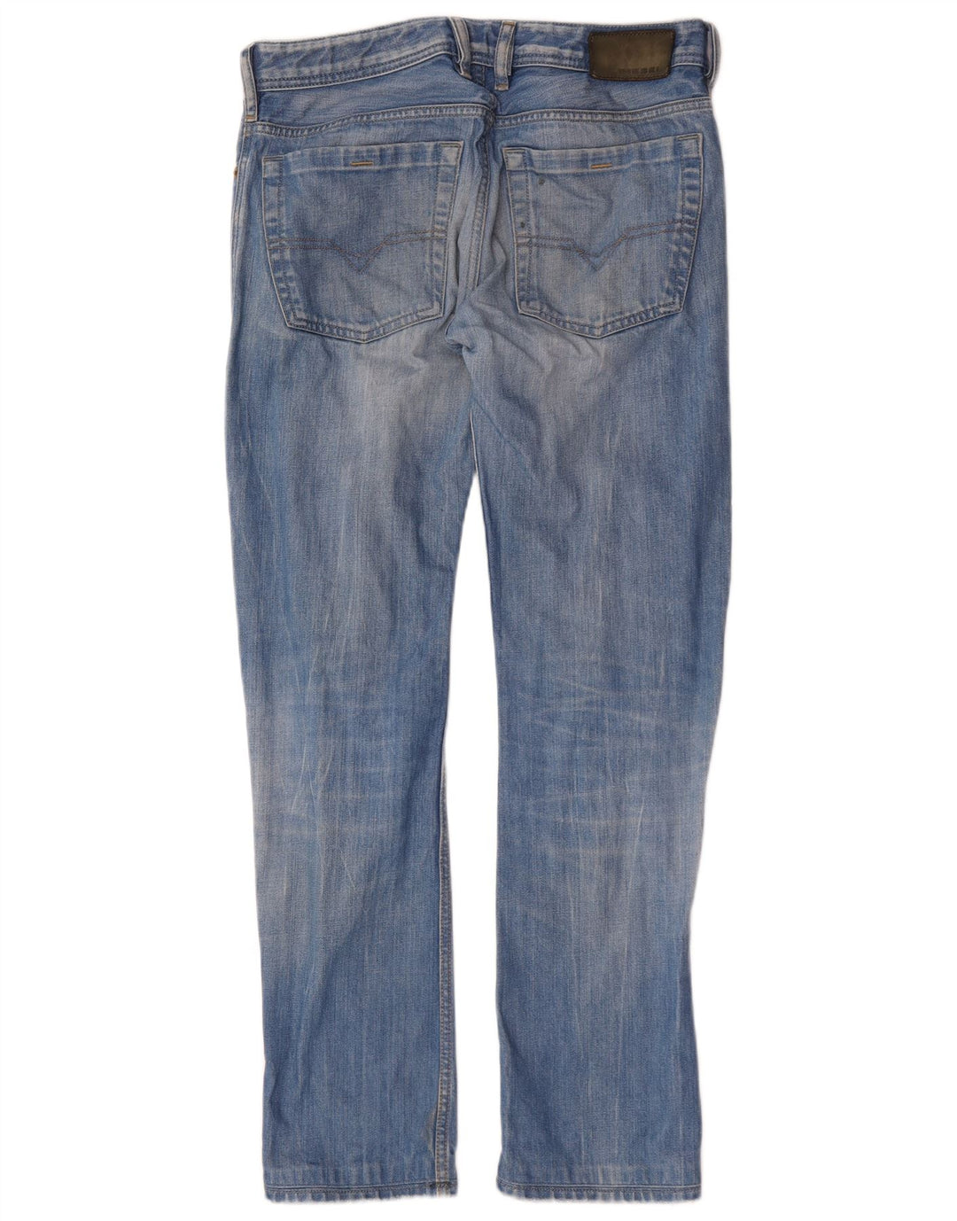 Diesel Masculino Zatiny Regular Bootcut Jeans W30 L30 Azul Algodão