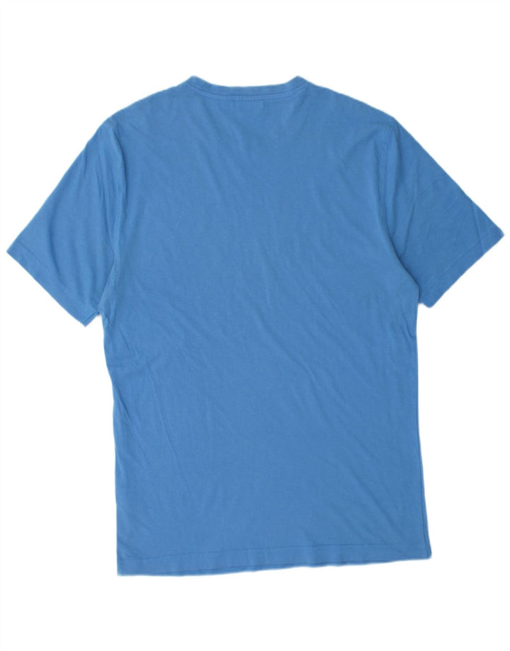 Camiseta masculina gráfica FILA Top azul médio
