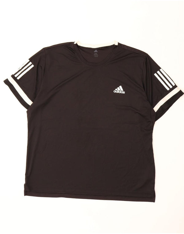 Camiseta Adidas Masculina Climacool Top 2XL Poliéster Preto