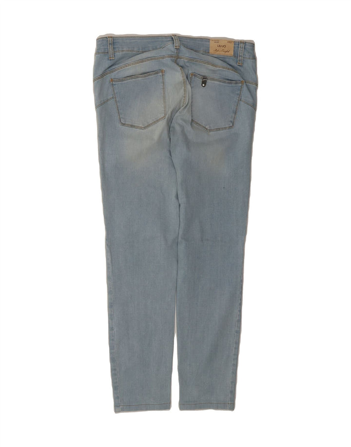 LIU JO Womens Slim Jeans W32 L28 Blue Cotton Vintage Liu Jo and Second-Hand Liu Jo from Messina Hembry 