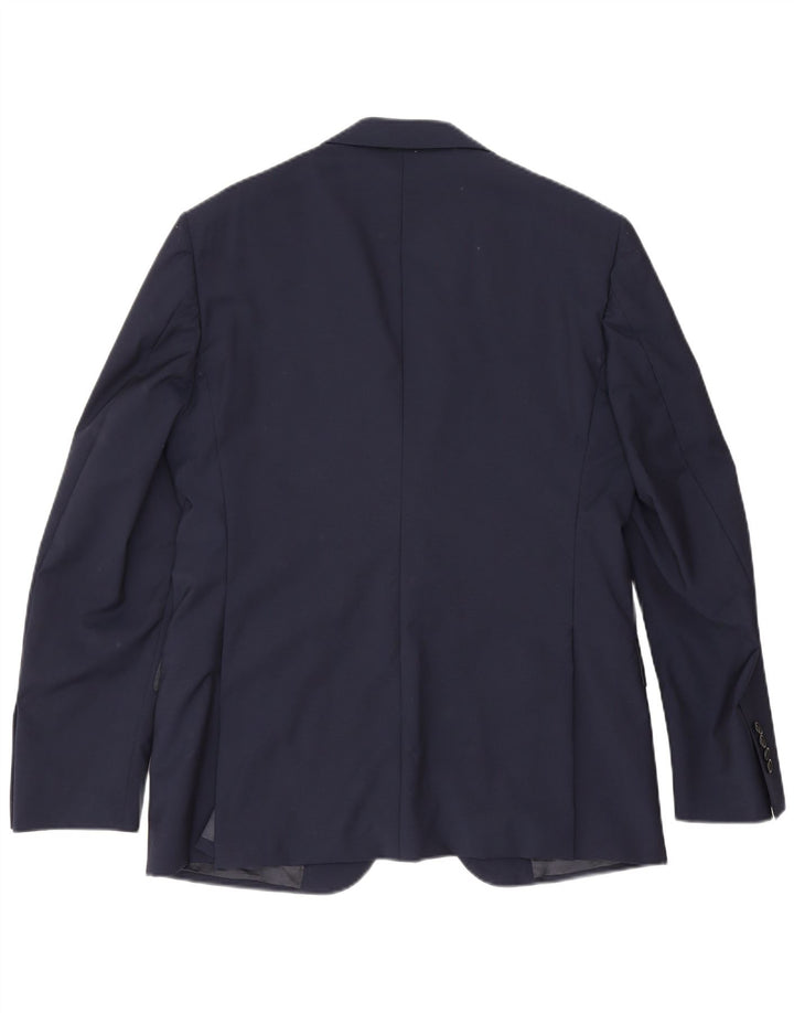 Jaqueta blazer masculina de 2 botões Ing Loro Piona & Co. IT 50 grande azul marinho