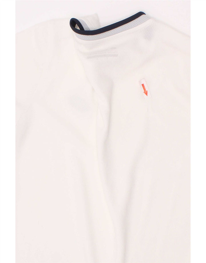 Camiseta feminina Lotto UK 8 pequena branca
