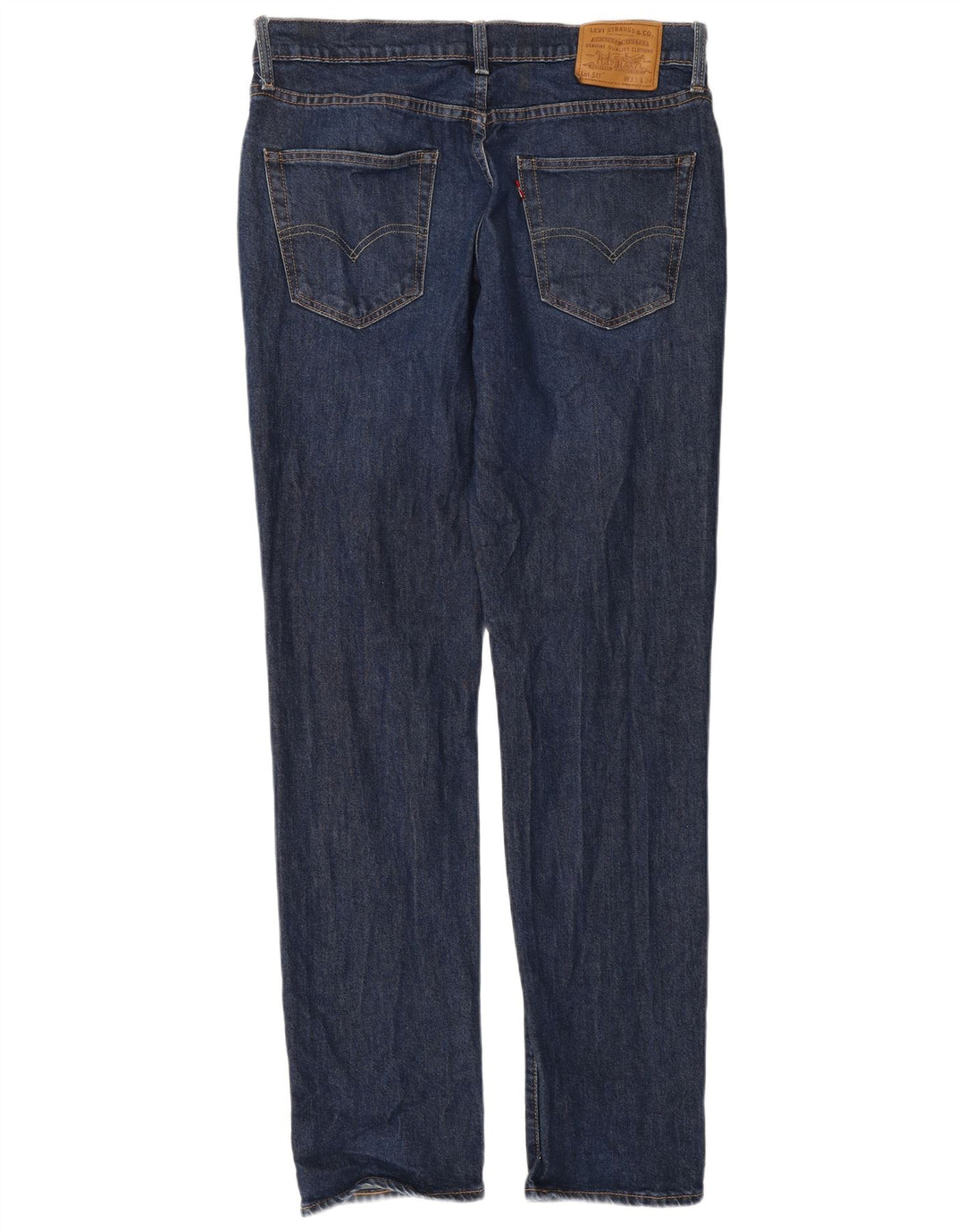 LEVI'S Masculino 511 Slim Jeans W33 L34 Azul Marinho Algodão