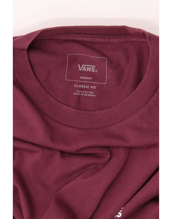 Camiseta Vans Masculina Classic Fit Top Médio Borgonha