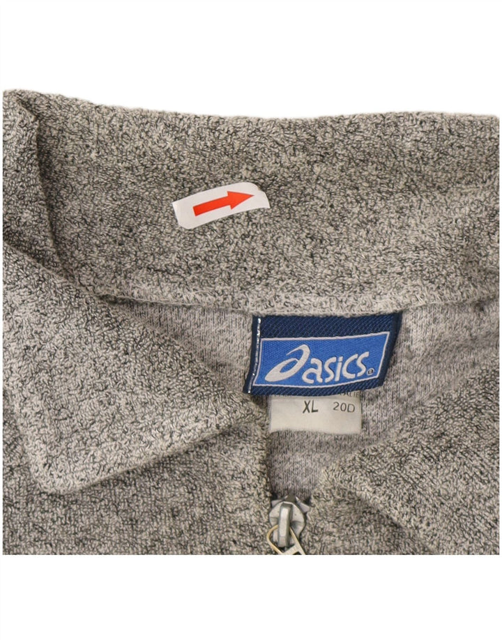 Jaqueta Asics Mens Graphic Tracksuit Top XL Cinza Algodão