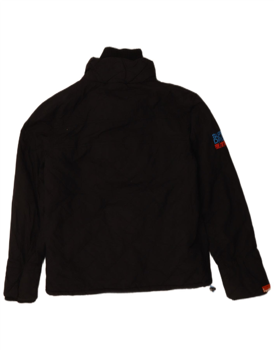 Jaqueta corta-vento masculina Superdry UK 40 grande preto moderno